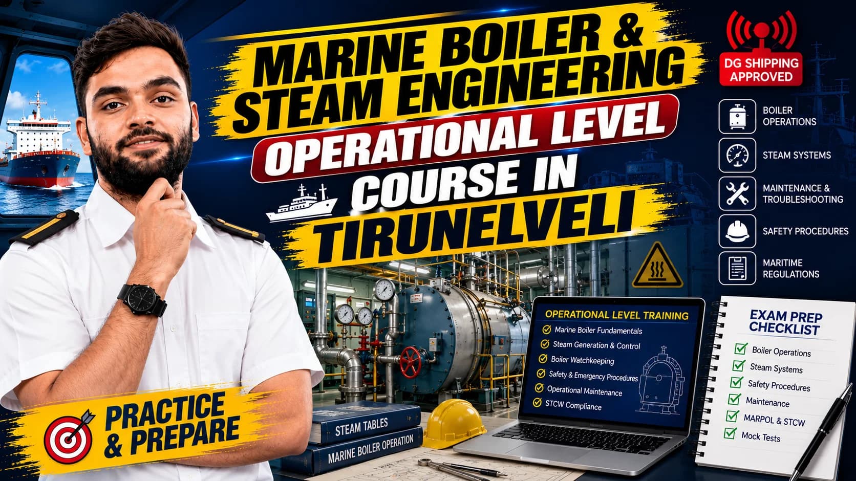 How to Book a Marine Boiler & Steam Engineering Course - Operational Level  Course