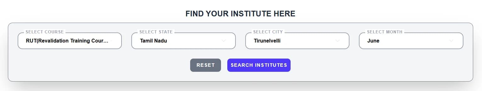 RUT- Deck & Master Course In Tirunelveli